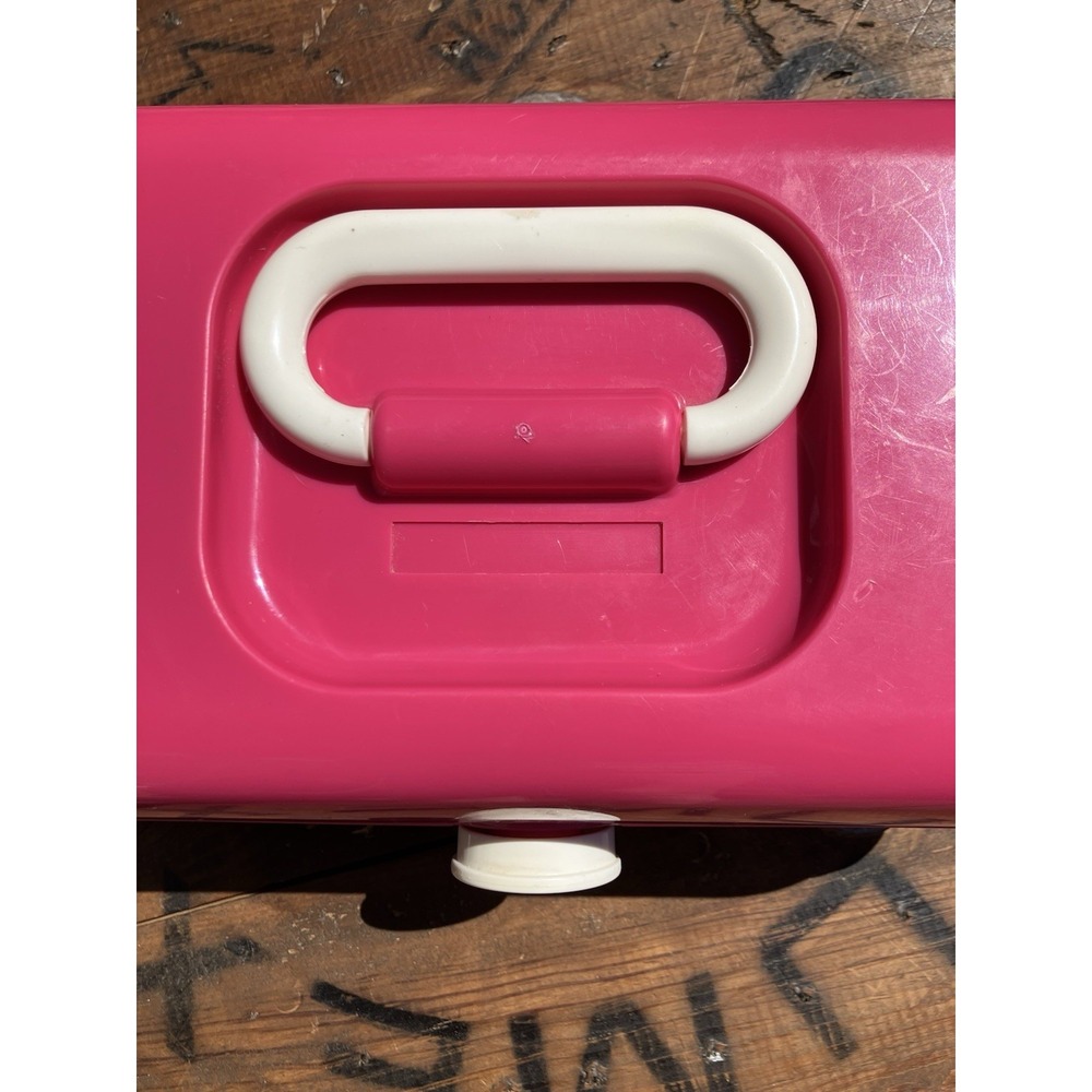 Caboodles Makeup Case Plano Molding Co Pink Black Organizer USA - Picture 7 of 9